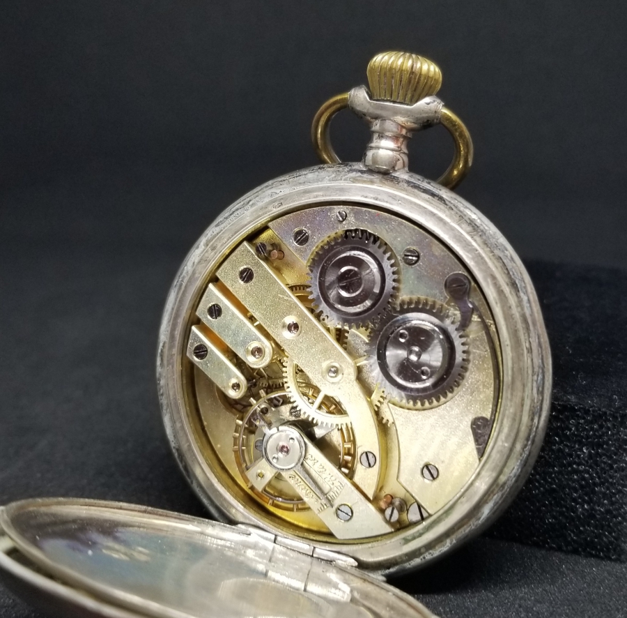 İNGİLİZLERİN OSMANLI PAZARI İÇİN YAPTIĞI GÜMÜŞ KASA KURMALI CEP SAATİ