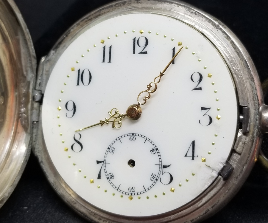 İNGİLİZLERİN OSMANLI PAZARI İÇİN YAPTIĞI GÜMÜŞ KASA KURMALI CEP SAATİ