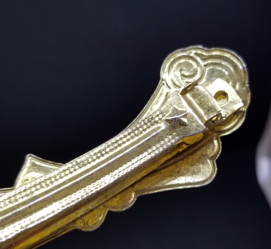 ALTIN KAPLAMA ANTİKA BİJUTERİ TOKA