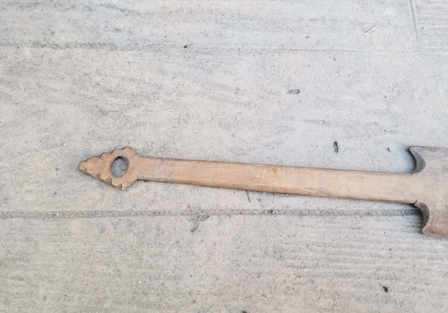 OSMANLI DÖNEMİ EL YAPIMI AHŞAP TANDIR KÜREĞİ