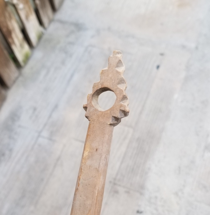 OSMANLI DÖNEMİ EL YAPIMI AHŞAP TANDIR KÜREĞİ