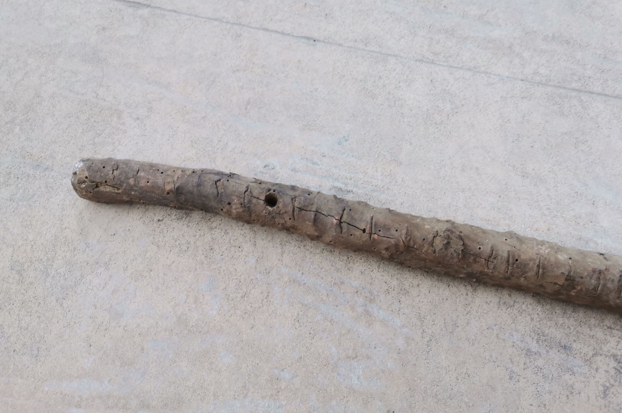 OSMANLI DÖNEMİ EL YAPIMI NADİR AHŞAP BEKÇİ SOPASI