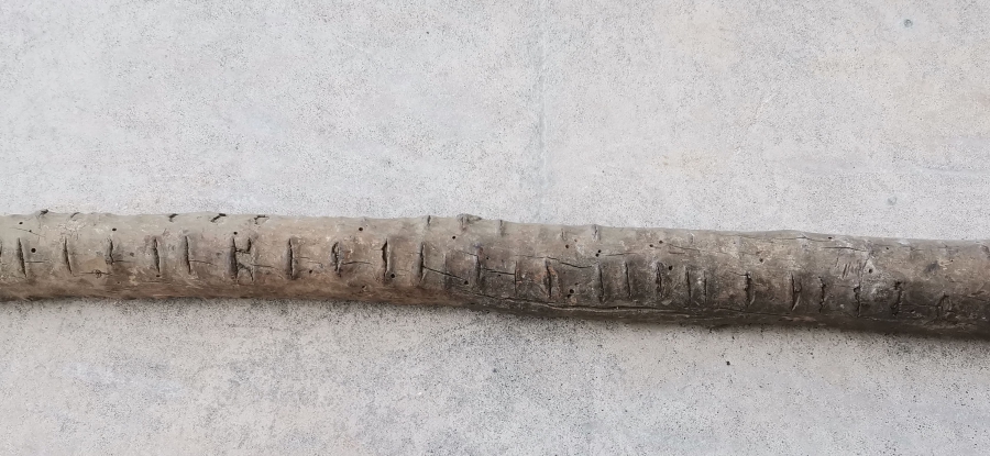 OSMANLI DÖNEMİ EL YAPIMI NADİR AHŞAP BEKÇİ SOPASI