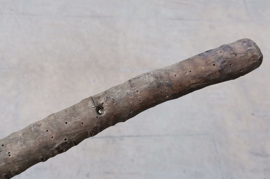 OSMANLI DÖNEMİ EL YAPIMI NADİR AHŞAP BEKÇİ SOPASI