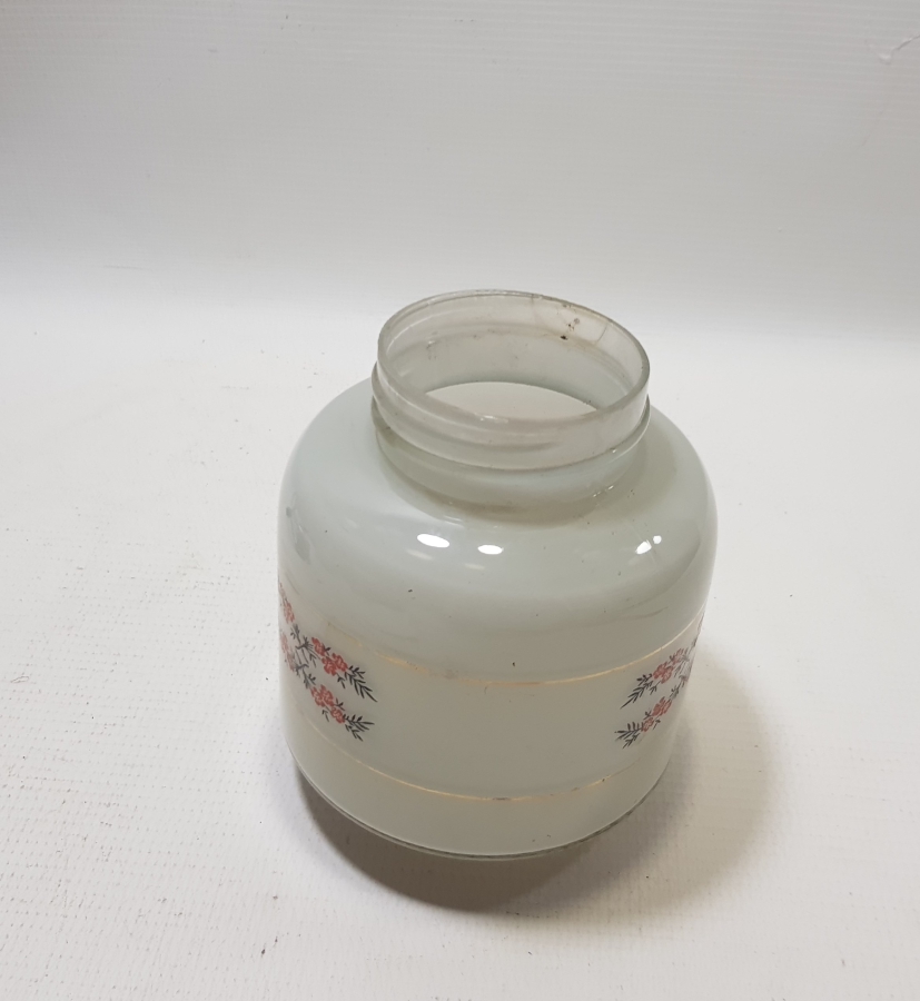 ANTİKA CAM LAMBA TACI