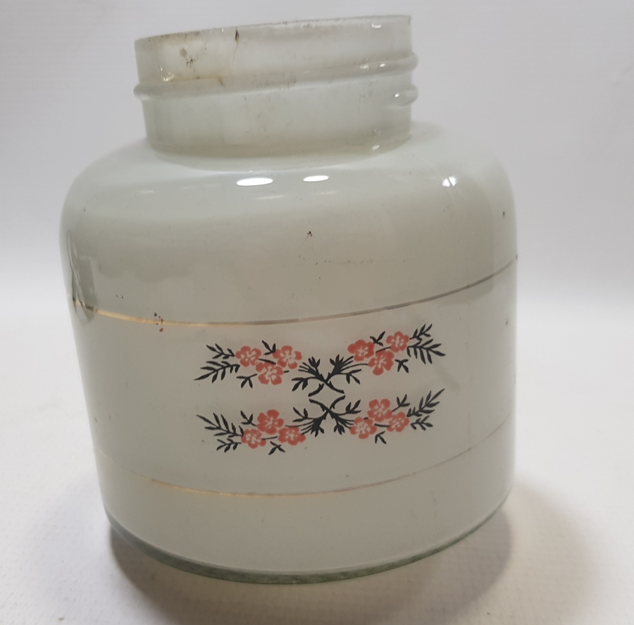 ANTİKA CAM LAMBA TACI