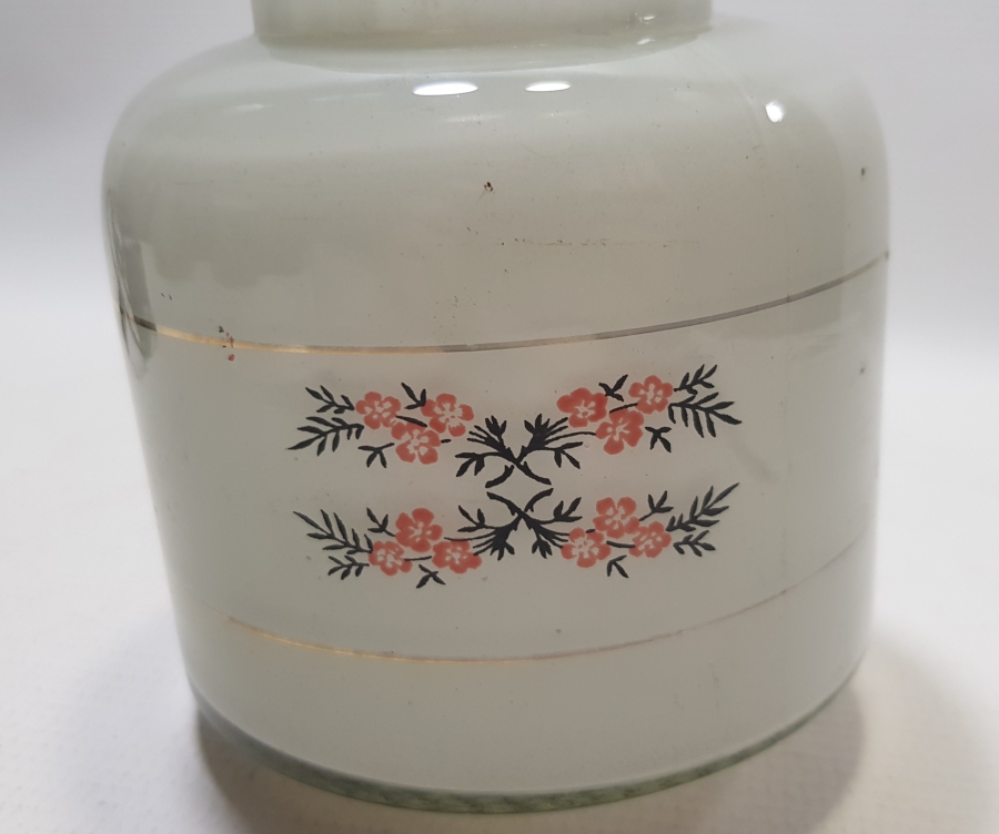 ANTİKA CAM LAMBA TACI