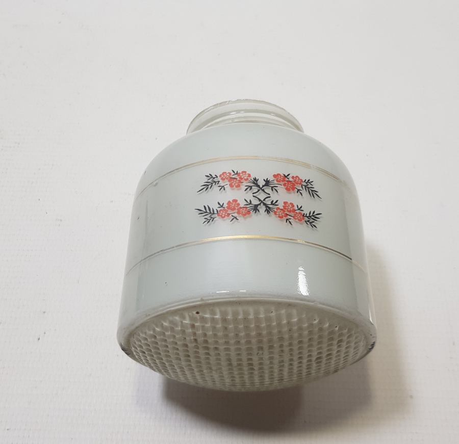 ANTİKA CAM LAMBA TACI