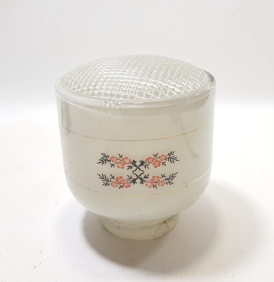 ANTİKA CAM LAMBA TACI