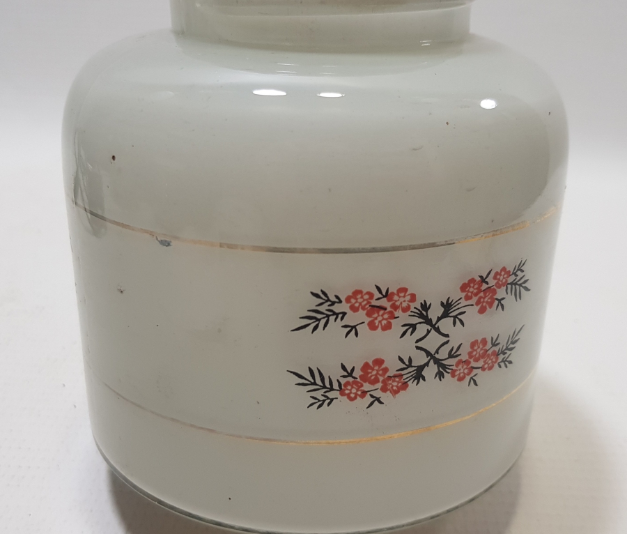 ANTİKA CAM LAMBA TACI