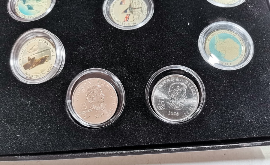 GÜNEY KUTBUNUN KEŞFİNİN 100. YILI HATIRASI GÜMÜŞ KAPLAMA PARA SETİ