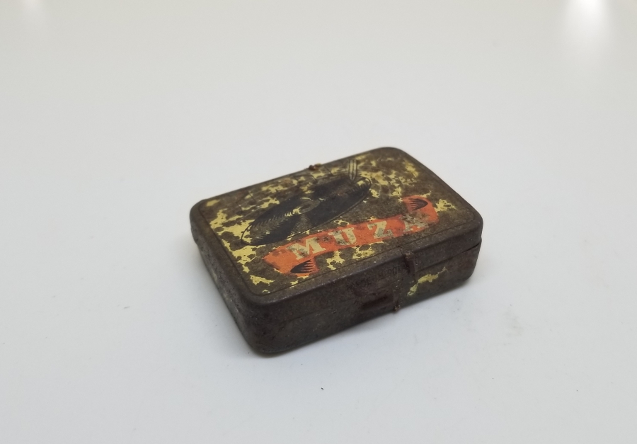 ANTİKA METAL GRAMAFON İĞNELERİ KUTUSU