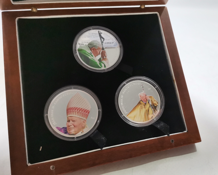 PAPA 2. JEAN PAUL KONULU 2007 TARİHLİ ÇİL HATIRA PARA SETİ