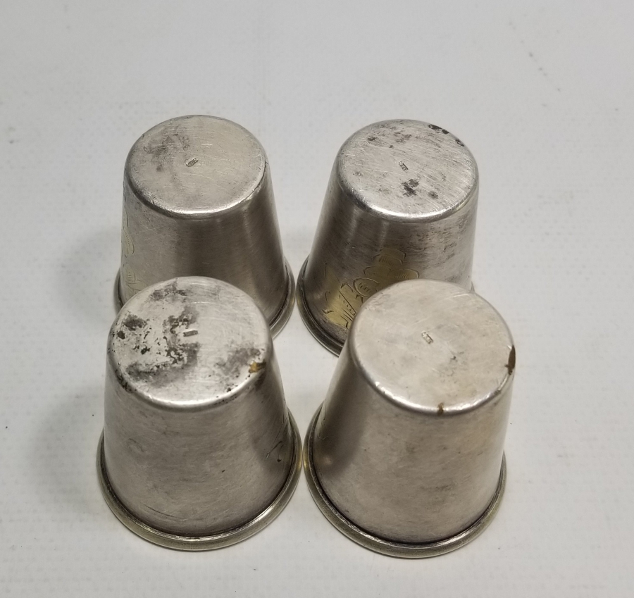 ALTIN VERMEYLİ GÜMÜŞ KAPLAMA ANTİKA LİKÖR TAKIMI