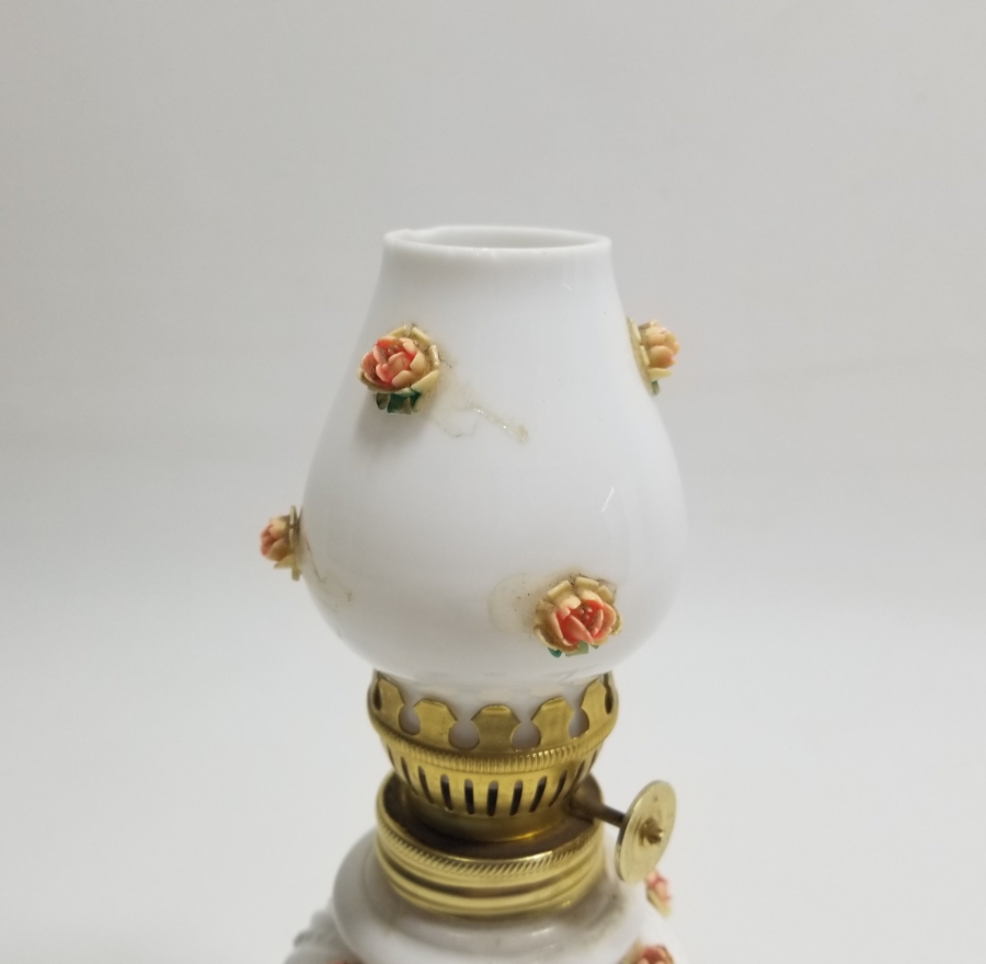 ANTİKA OPALİN GAZ LAMBASI