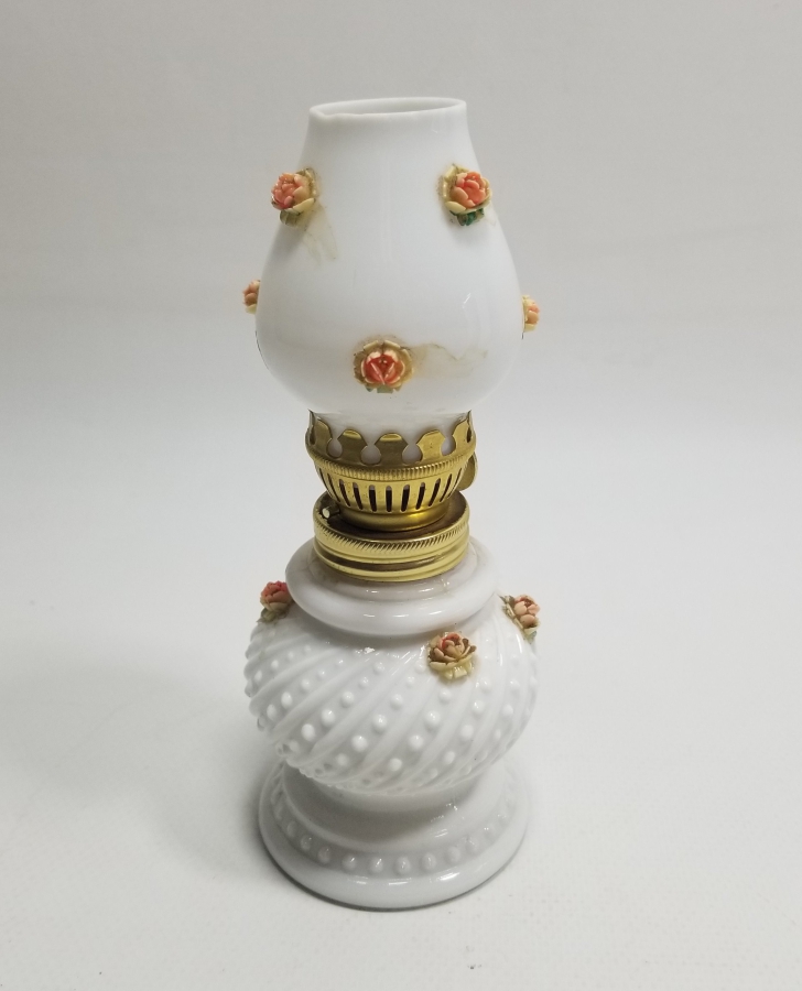 ANTİKA OPALİN GAZ LAMBASI