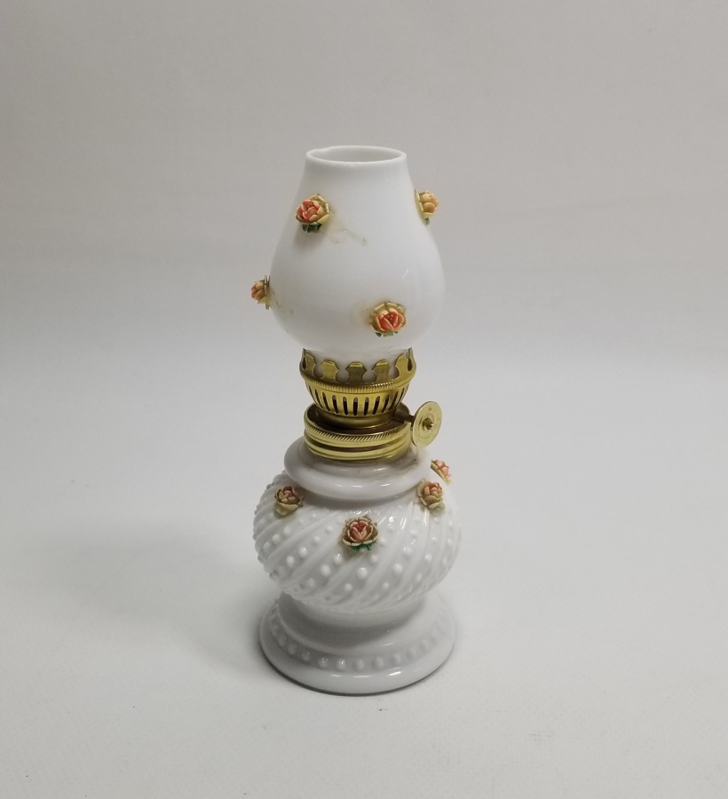 ANTİKA OPALİN GAZ LAMBASI