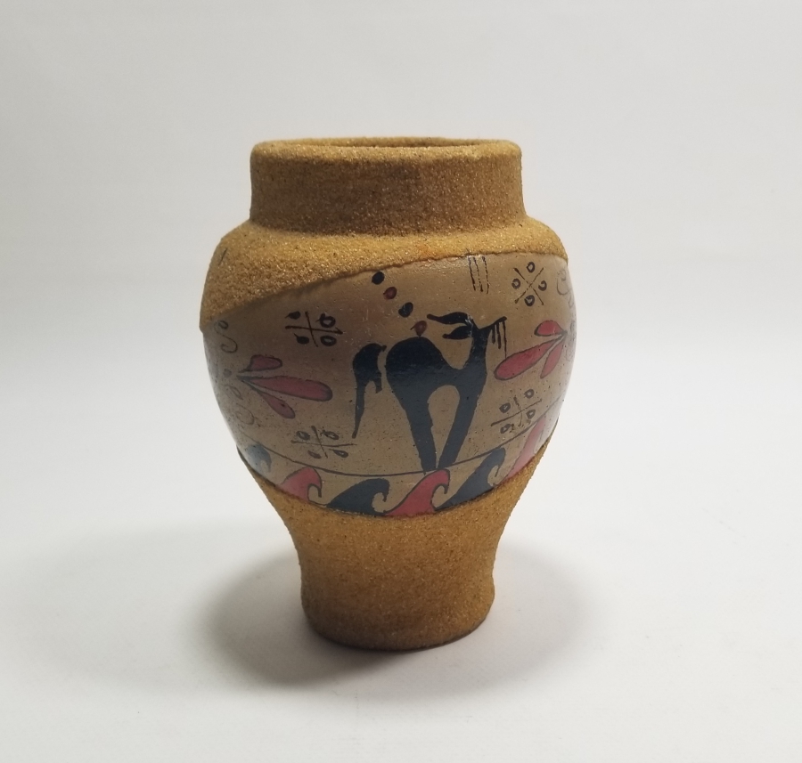 EL BOYAMA SANATÇI YAPIMI VAZO