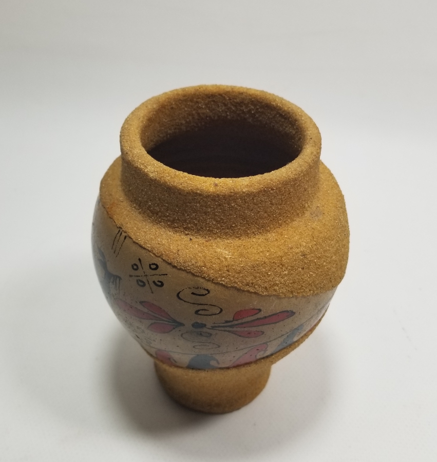 EL BOYAMA SANATÇI YAPIMI VAZO