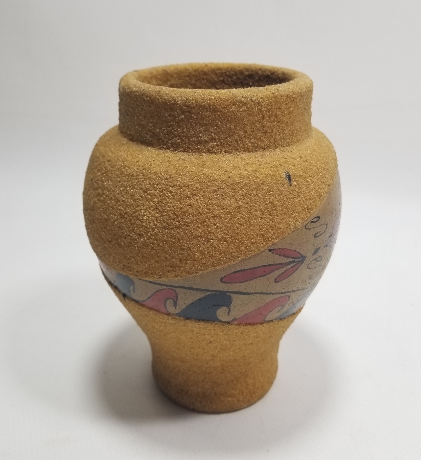 EL BOYAMA SANATÇI YAPIMI VAZO