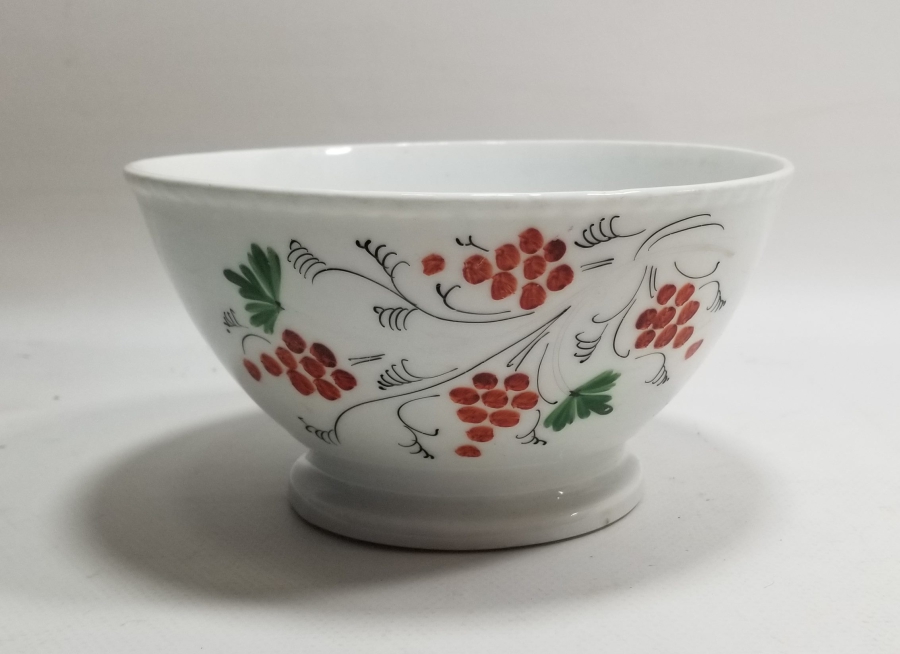 OSMANLI DÖNEMİ EL BOYAMA ALTI DAMGALI KUZNETSOV PORSELEN TABAK