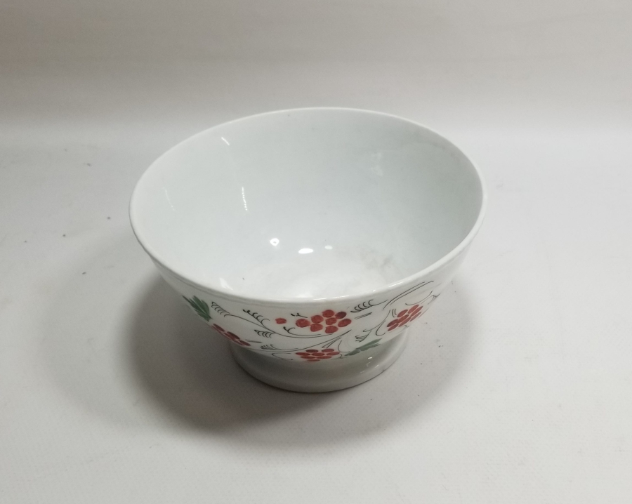 OSMANLI DÖNEMİ EL BOYAMA ALTI DAMGALI KUZNETSOV PORSELEN TABAK