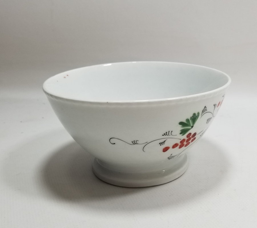 OSMANLI DÖNEMİ EL BOYAMA ALTI DAMGALI KUZNETSOV PORSELEN TABAK