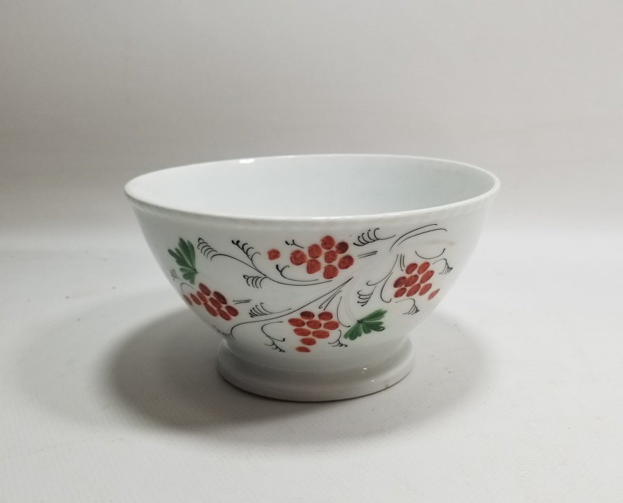 OSMANLI DÖNEMİ EL BOYAMA ALTI DAMGALI KUZNETSOV PORSELEN TABAK