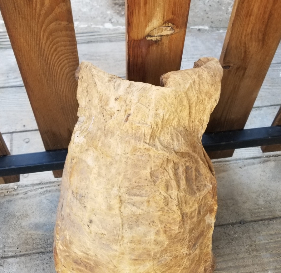 OSMANLI DÖNEMİ ÇOK NADİR DERİ SAKA KÜFESİ - SUCU KÜFESİ