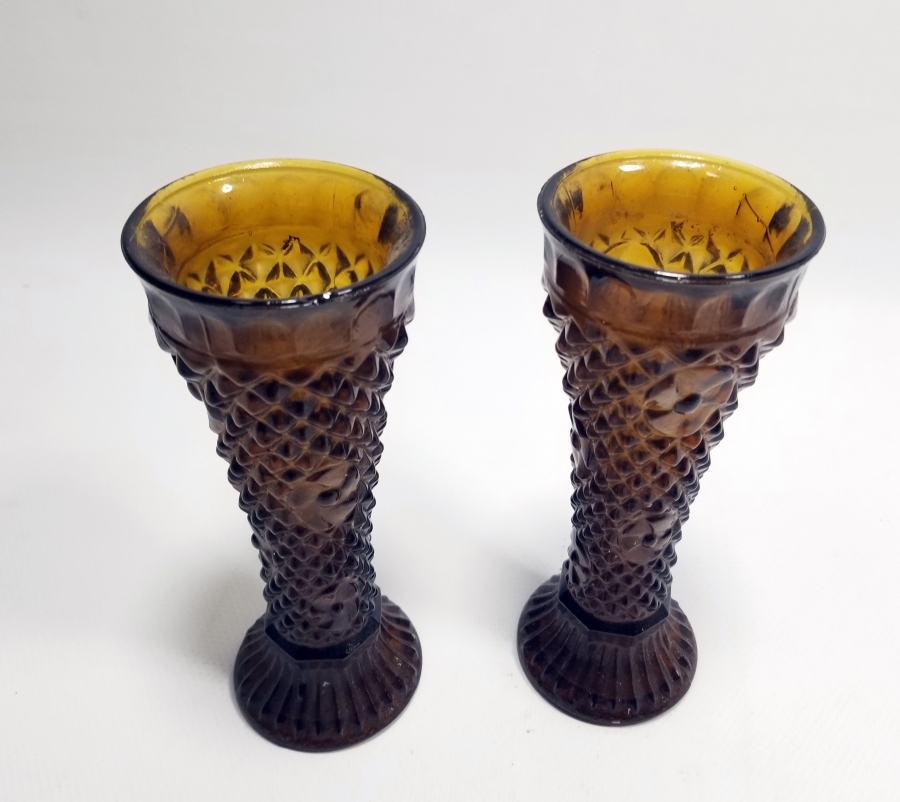 KABARTMA İŞÇİLİKLİ ANTİKA ÇİFT VAZO