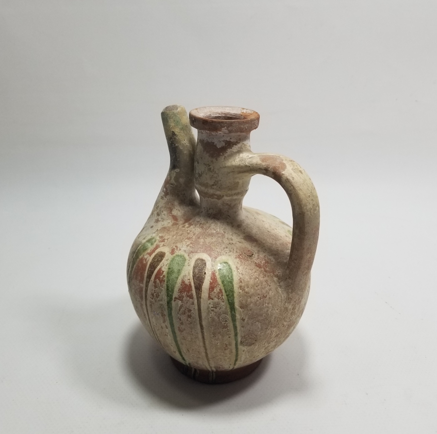 OSMANLI DÖNEMİ ÜZERİ AKITMA EBRULU KINIK ZEMZEM TESTİSİ