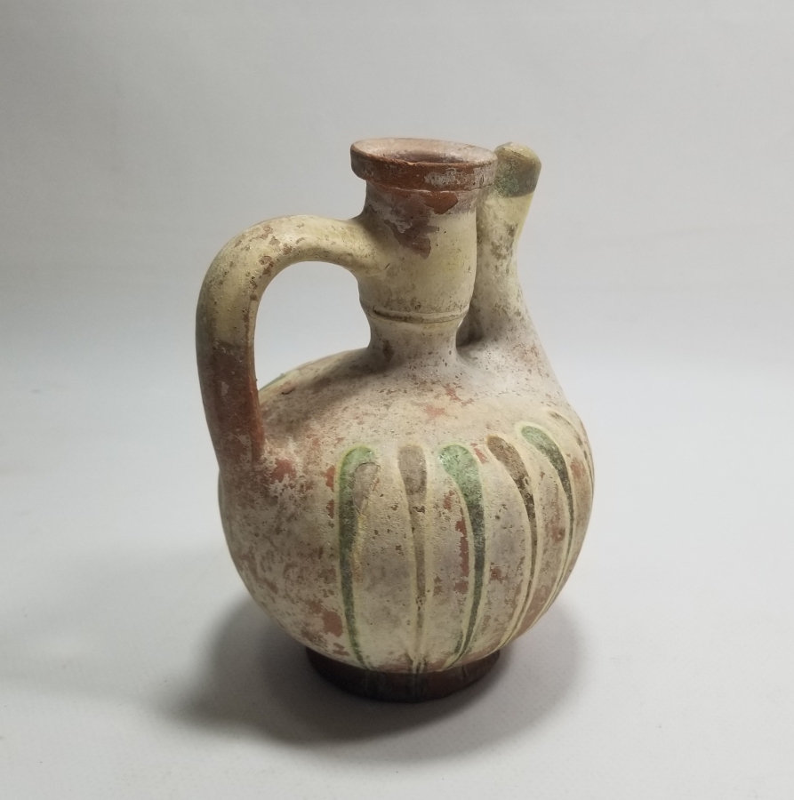 OSMANLI DÖNEMİ ÜZERİ AKITMA EBRULU KINIK ZEMZEM TESTİSİ