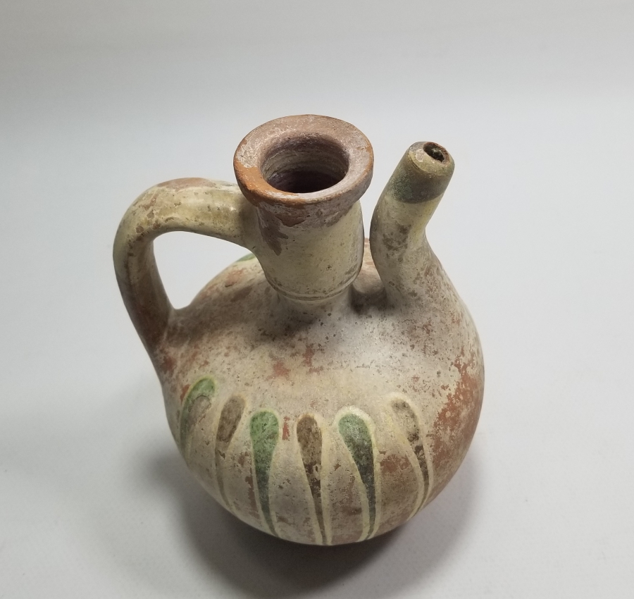 OSMANLI DÖNEMİ ÜZERİ AKITMA EBRULU KINIK ZEMZEM TESTİSİ