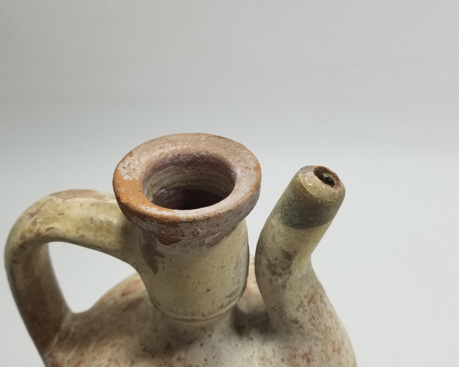 OSMANLI DÖNEMİ ÜZERİ AKITMA EBRULU KINIK ZEMZEM TESTİSİ