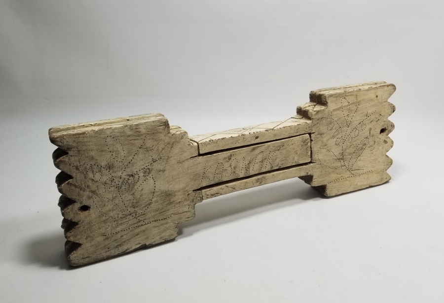 EL YAPIMI ANTİKA AHŞAP SOFRA ALTI - KASNAK