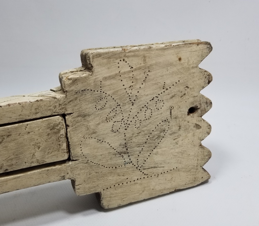 EL YAPIMI ANTİKA AHŞAP SOFRA ALTI - KASNAK