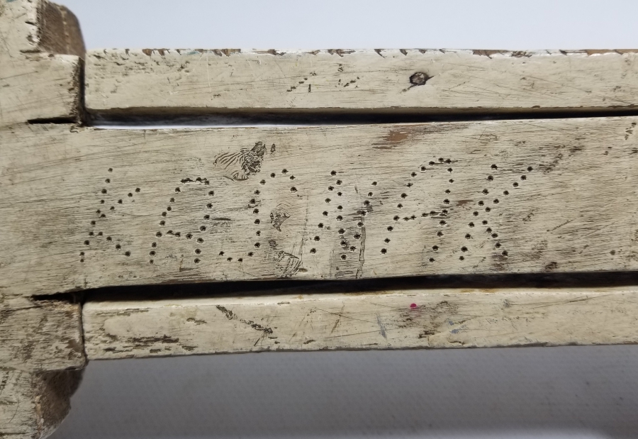 EL YAPIMI ANTİKA AHŞAP SOFRA ALTI - KASNAK