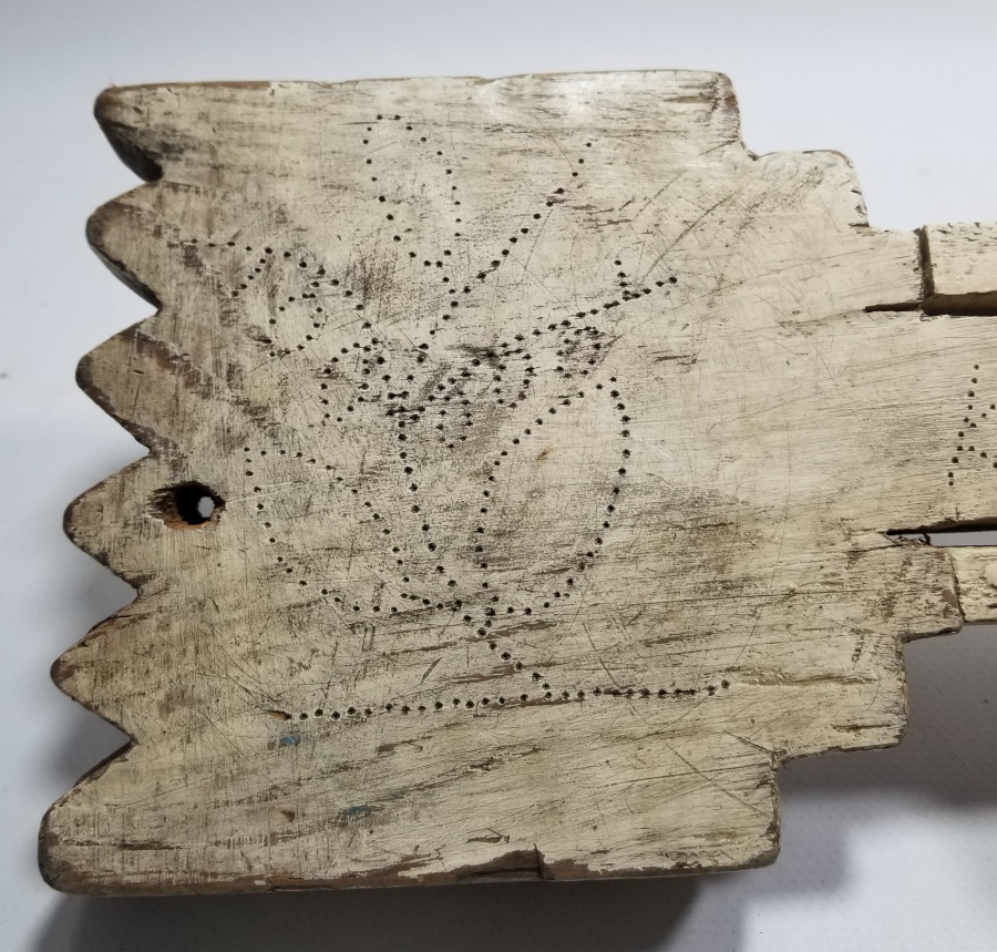 EL YAPIMI ANTİKA AHŞAP SOFRA ALTI - KASNAK