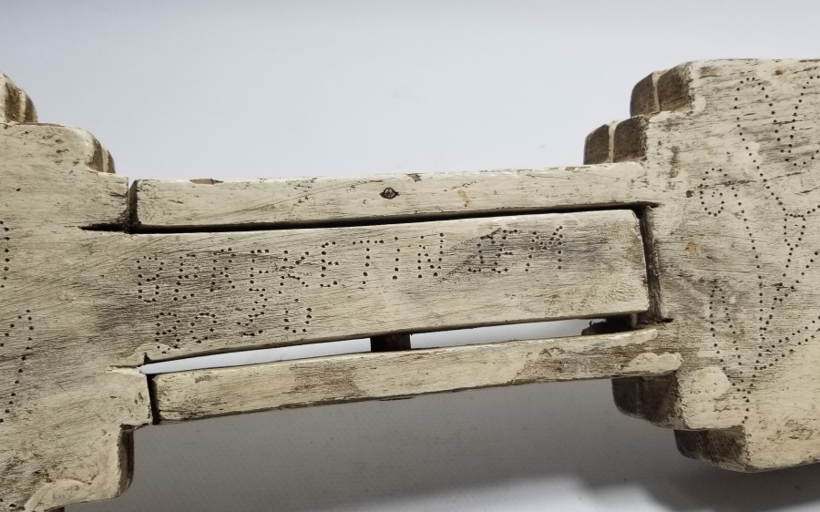 EL YAPIMI ANTİKA AHŞAP SOFRA ALTI - KASNAK