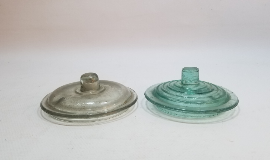 OSMANLI DÖNEMİ CAM KAVANOZ KAPAĞI LOTU