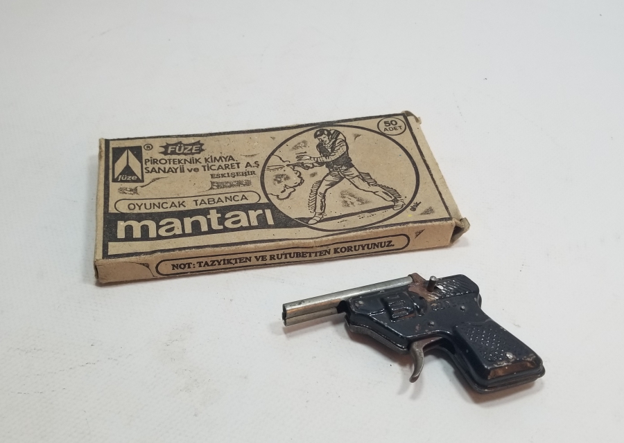 ANTİKA METAL MANTAR TABANCASI