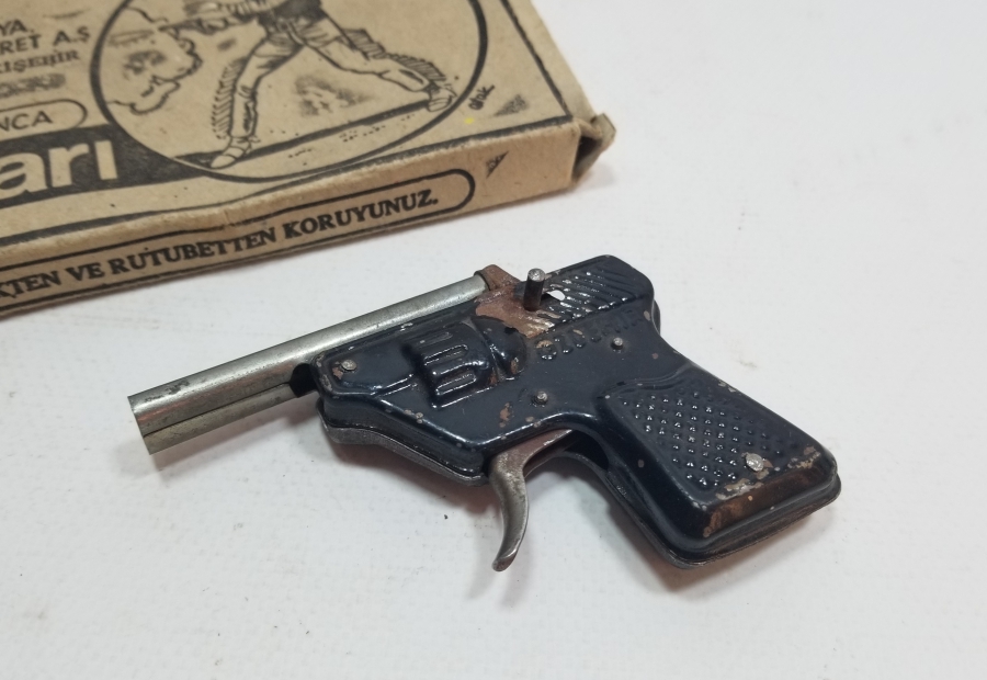 ANTİKA METAL MANTAR TABANCASI