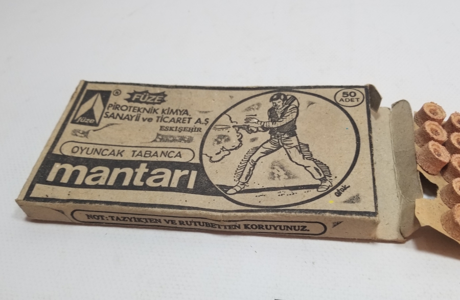 ANTİKA METAL MANTAR TABANCASI