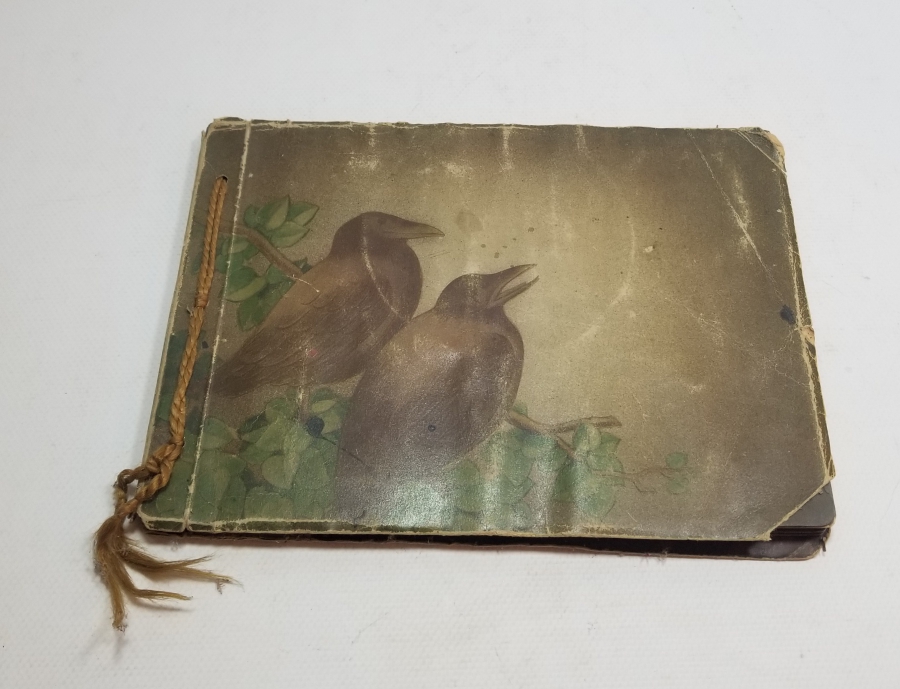 İÇİNDE SİYAH BEYAZ FOTOĞRAFLAR BULUNAN ANTİKA FOTOĞRAF ALBÜMÜ