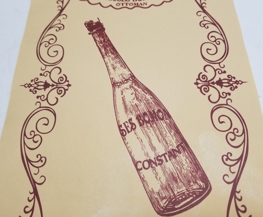 OSMANLI DÖNEMİ ÇOK NADİR BOMONTİ GAZOZ REKLAMI AFİŞİ