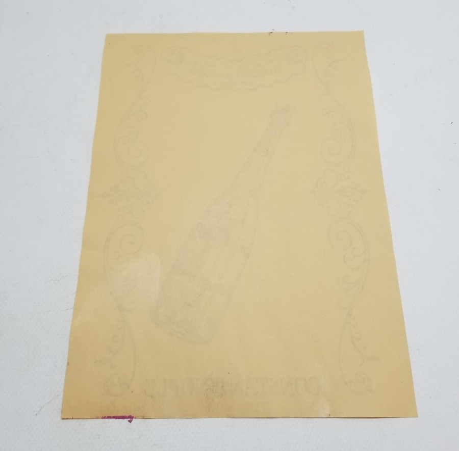 OSMANLI DÖNEMİ ÇOK NADİR BOMONTİ GAZOZ REKLAMI AFİŞİ