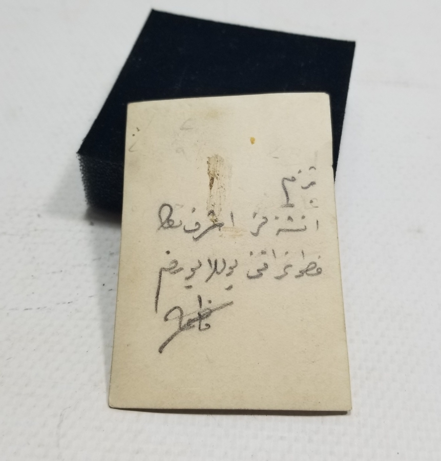 ARKASI OSMANLICA YAZILI CUMHURİYET BAŞLARI SUBAY FOTOĞRAFI