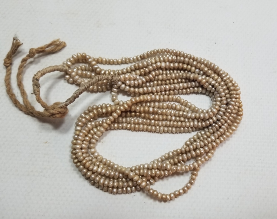 OSMANLI DÖNEMİ BÜYÜK BOY TAM TUR İNCİ GERDANLIK