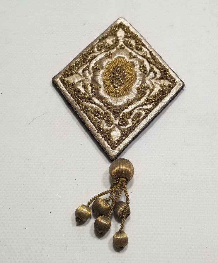 OSMANLI DÖNEMİ ALTIN SIRMA İŞÇİLİKLİ NADİR İĞNEDAN - İĞNELİK