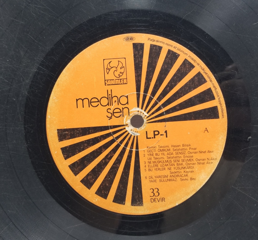 ANTİKA MEDİHA ŞEN LONG PLAY PLAK